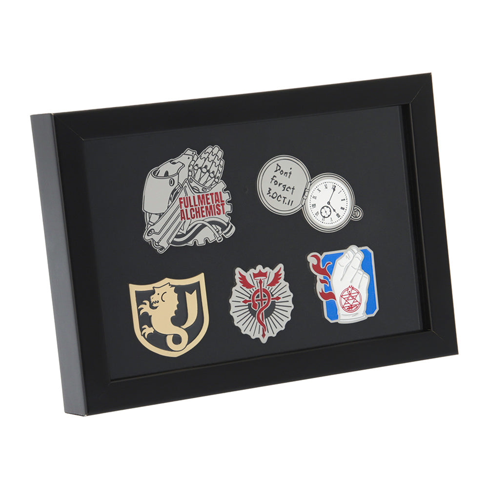 Fullmetal Alchemist X Daemons of the Shadow Realm Exhibition - Fullmetal Alchemist Framed Pin Complete Set of 5 Types [Pre-Order Sep 2026]