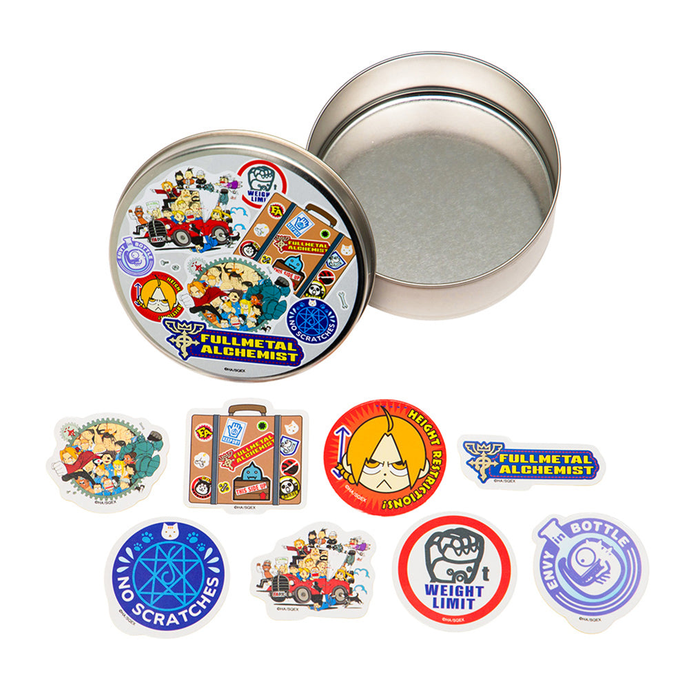 Fullmetal Alchemist X Daemons of the Shadow Realm Exhibition - Fullmetal Alchemist Sticker Set in a Tin [Pre-Order Sep 2026]