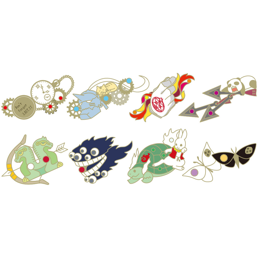 Fullmetal Alchemist X Daemons of the Shadow Realm Exhibition - Hair Clip Complete Set Of 8 Types [Pre-Order Sep 2026]