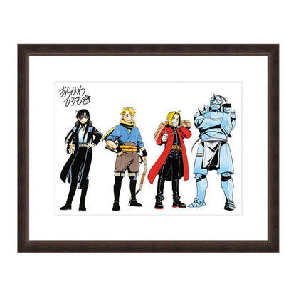 Fullmetal Alchemist X Daemons of the Shadow Realm Exhibition - Premium Replica Original Artwork with Hiromu Arakawa's Autograph (25th/5th Anniversary) [Pre-Order Late Nov 2026]