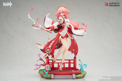 Genshin Impact Figure - Yae Miko Ukiyoe Hyakushou Version