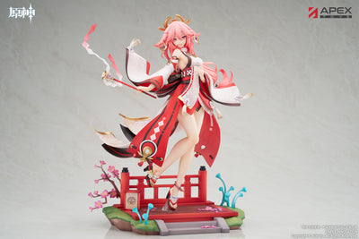 Genshin Impact Figure - Yae Miko Ukiyoe Hyakushou Version