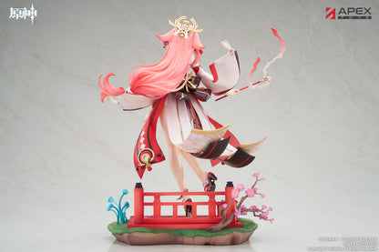 GENSHIN IMPACT FIGURE - YAE MIKO UKIYOE HYAKUSHOU VERSION