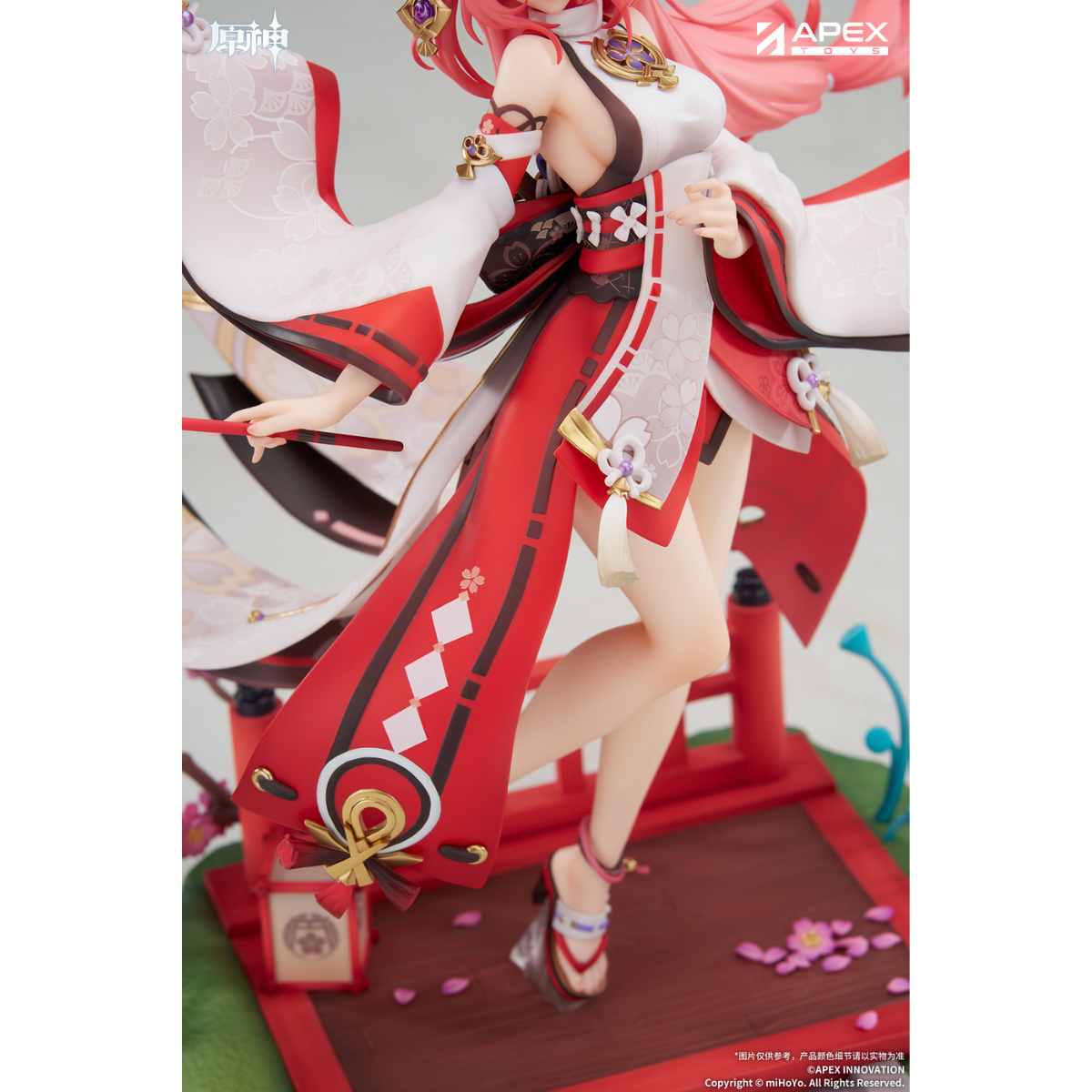 GENSHIN IMPACT FIGURE - YAE MIKO UKIYOE HYAKUSHOU VERSION