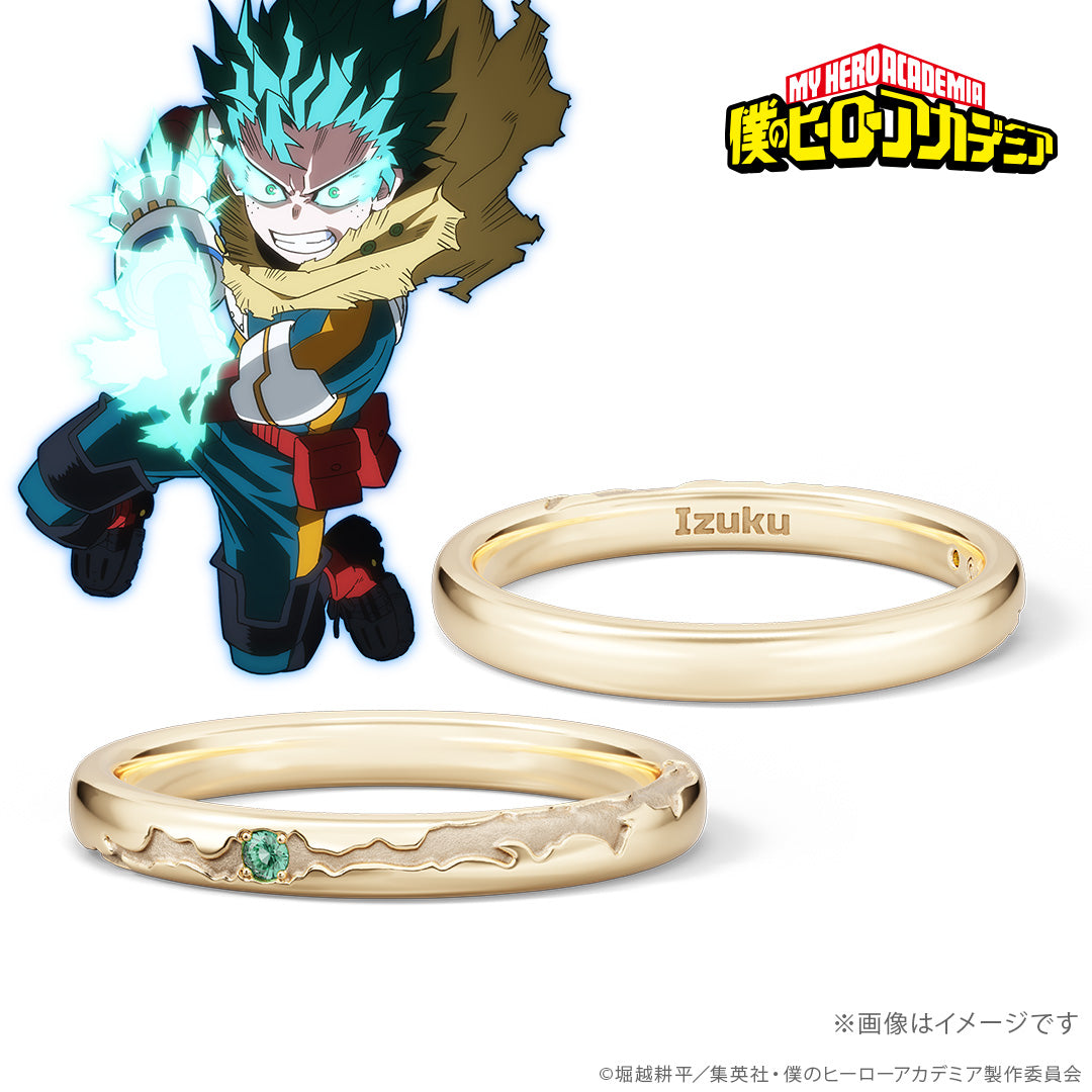 My Hero Academia x U-Treasure - Color Stone Ring Yellow Gold (6 Types) [Pre-Order Late Aug 2026]