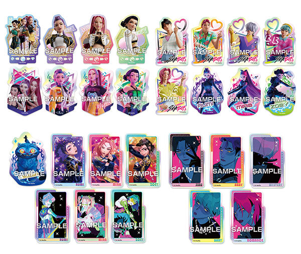 KPop Demon Hunters Chara Cut Sticker Gum - official product image 1