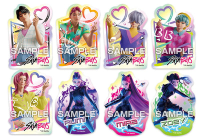 KPop Demon Hunters Chara Cut Sticker Gum - official product image 2