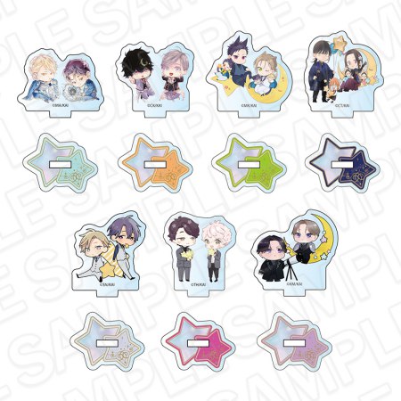 GUSH in Starry Night 23rd Anniversary Exhibition - Mini Acrylic Stand (Complete Set of 7) [Pre-Order Aug 2026]