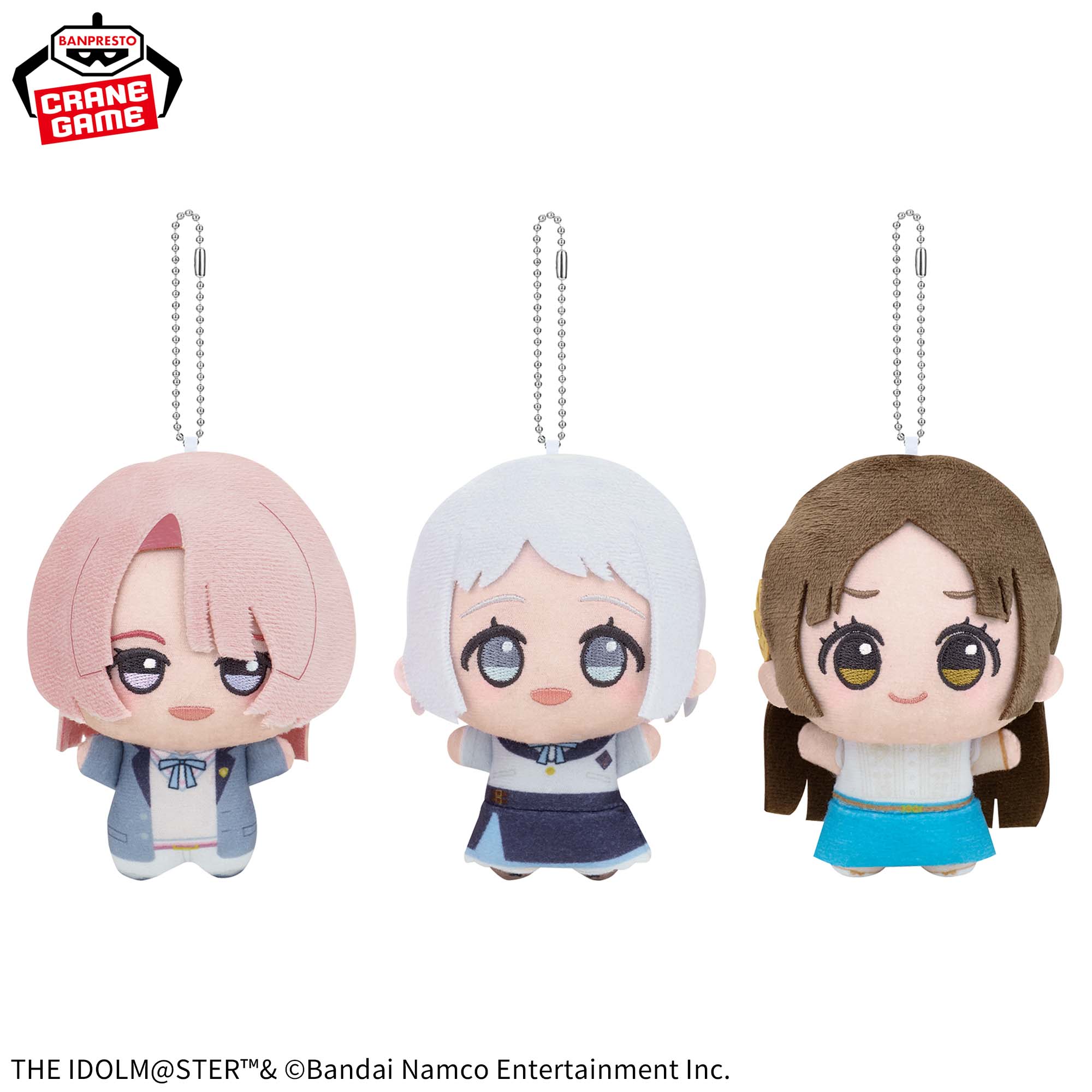 Gakuen Idolmaster Chibigurumi School Life Vol. 2 Complete Set of 3