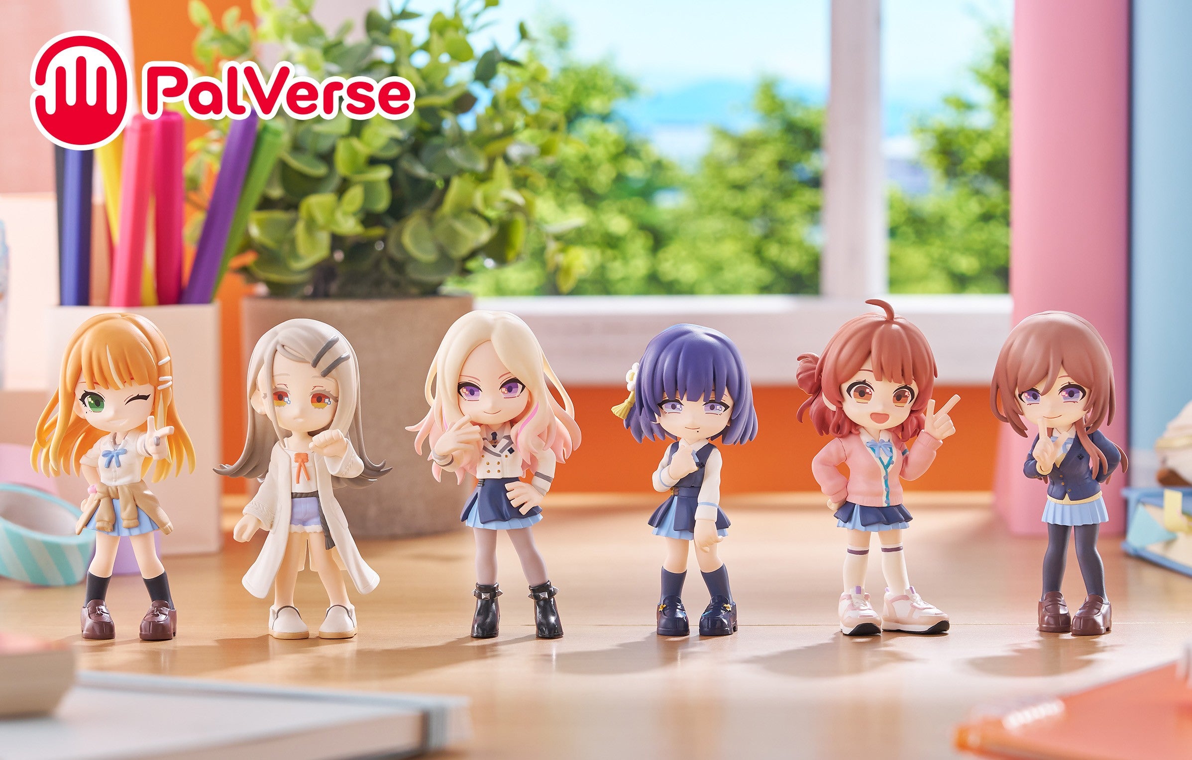 Gakuen Idolmaster Palverse Figure - Vol. 2 Complete Set of 6 [Pre-Order Oct 2026]