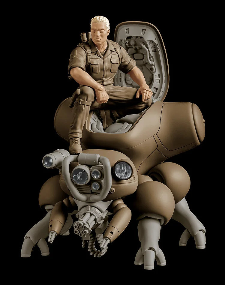 Ghost In The Shell PLAMAX Minimum Factory - Batou with Fuchikoma [Kit] [Pre-Order Oct 2026]