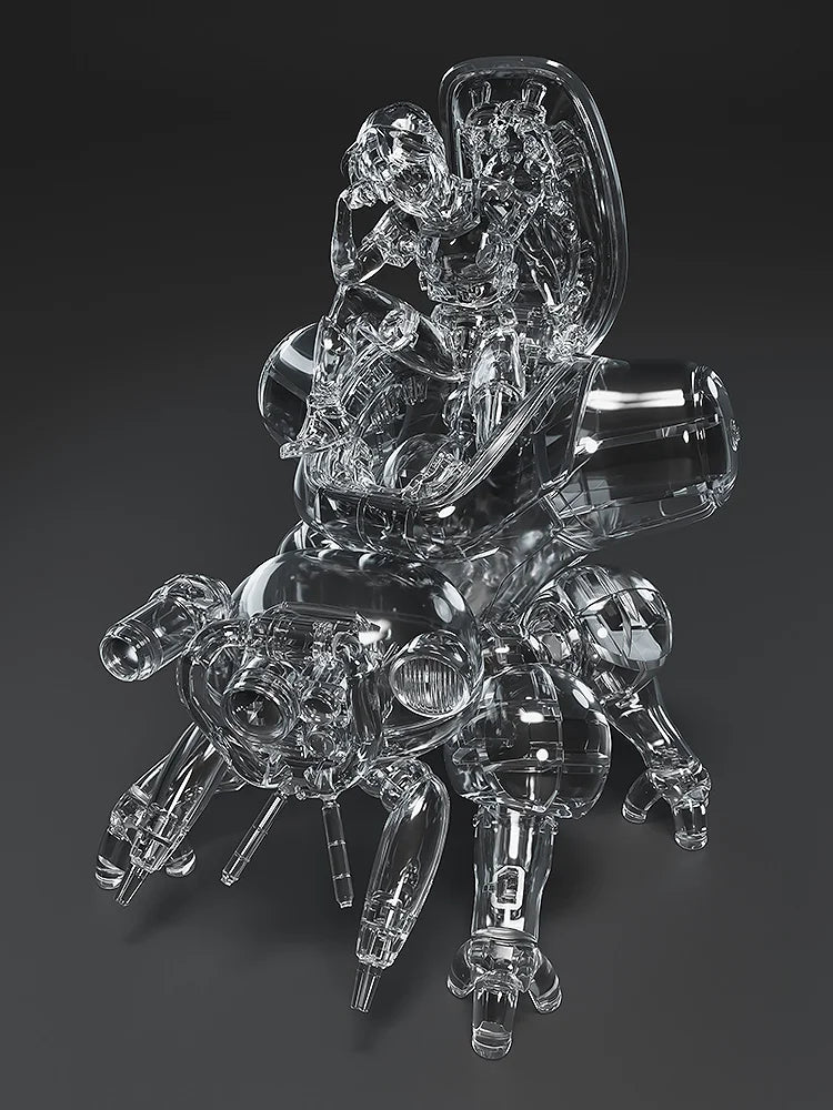 Ghost In The Shell PLAMAX Minimum Factory - Motoko Kusanagi with Fuchikoma Optical Camouflage Ver. UNPAINTED [Kit] [Pre-Order Oct 2026]