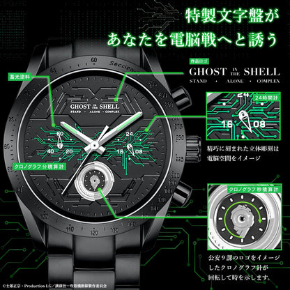Ghost In The Shell: Stand Alone Complex - SAC Chronograph Watch Motoko Kusanagi Model