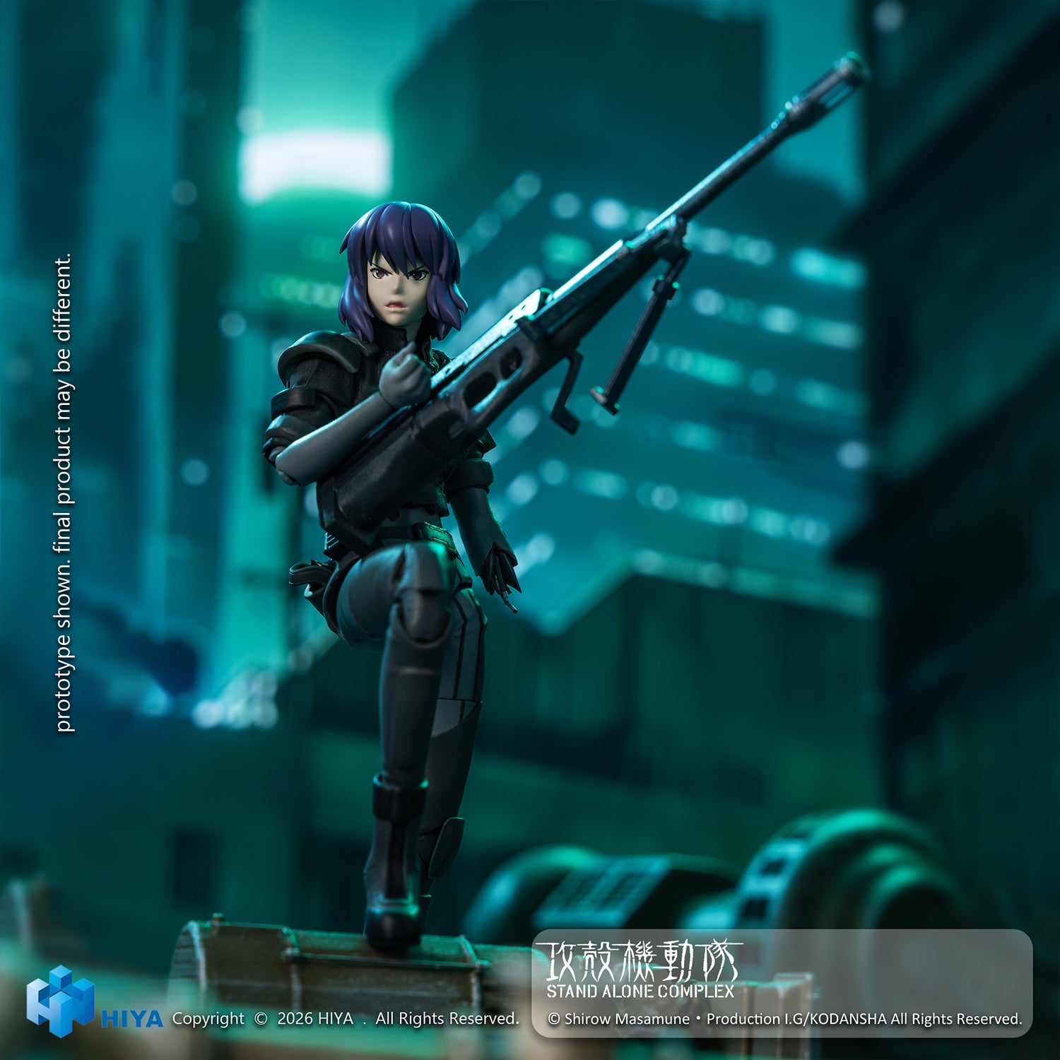 Ghost In The Shell: Stand Alone Complex 1/12 Scale Action Figure - Kusanagi Motoko Battle Suit Ver. [Pre-Order Jul 2027]