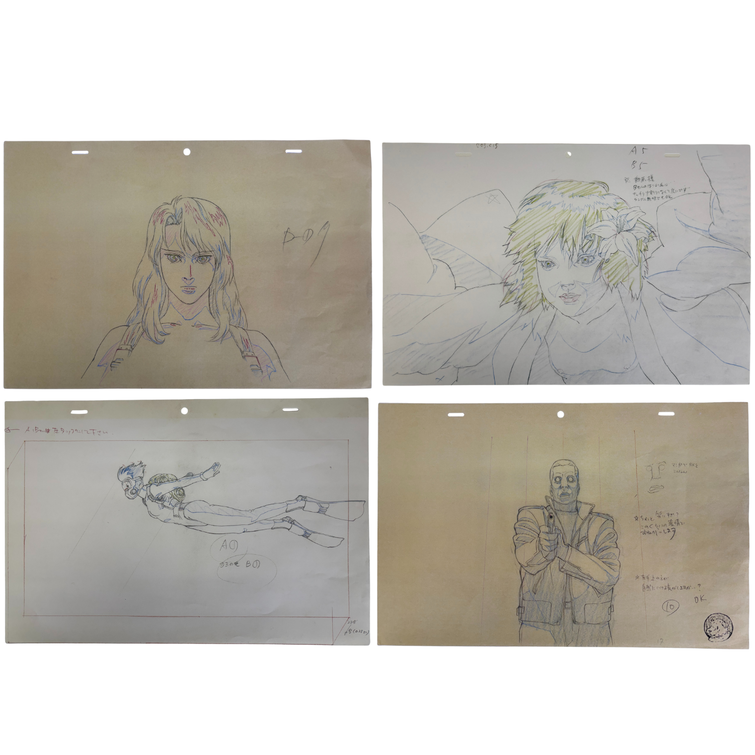 Ghost In The Shell The Exhibition Tokyo Node - Exclusive Original Genga
