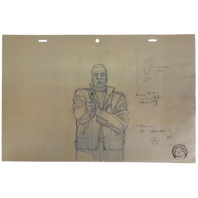 Ghost In The Shell The Exhibition Tokyo Node - Exclusive Original Genga