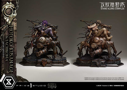 Ghost in The Shell: Stand Alone Complex Figure - Kusanagi Motoko & Tachikoma Art By Entei Ryu [Pre-Order Oct 2027]