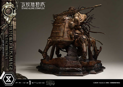 Ghost in The Shell: Stand Alone Complex Figure - Kusanagi Motoko & Tachikoma Art By Entei Ryu [Pre-Order Oct 2027]