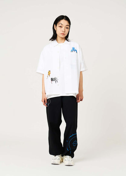 Ghost in the Shell X Graniph Fashion Collection - Barrage Oversized Short-Sleeve Shirt
