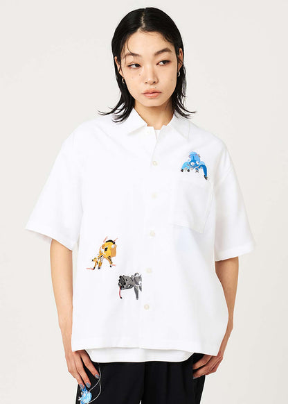 Ghost in the Shell X Graniph Fashion Collection - Barrage Oversized Short-Sleeve Shirt