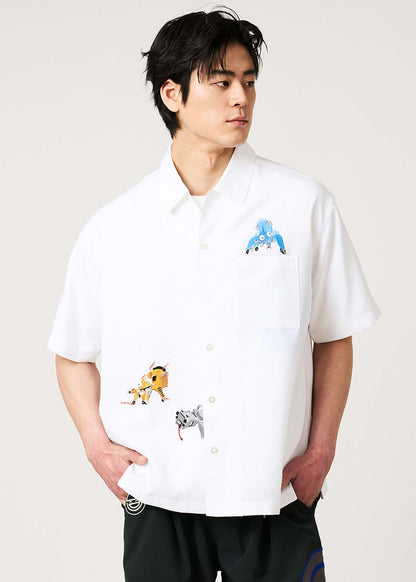 Ghost in the Shell X Graniph Fashion Collection - Barrage Oversized Short-Sleeve Shirt