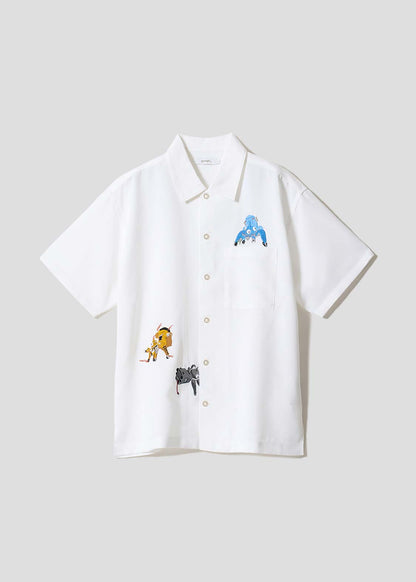 Ghost in the Shell X Graniph Fashion Collection - Barrage Oversized Short-Sleeve Shirt