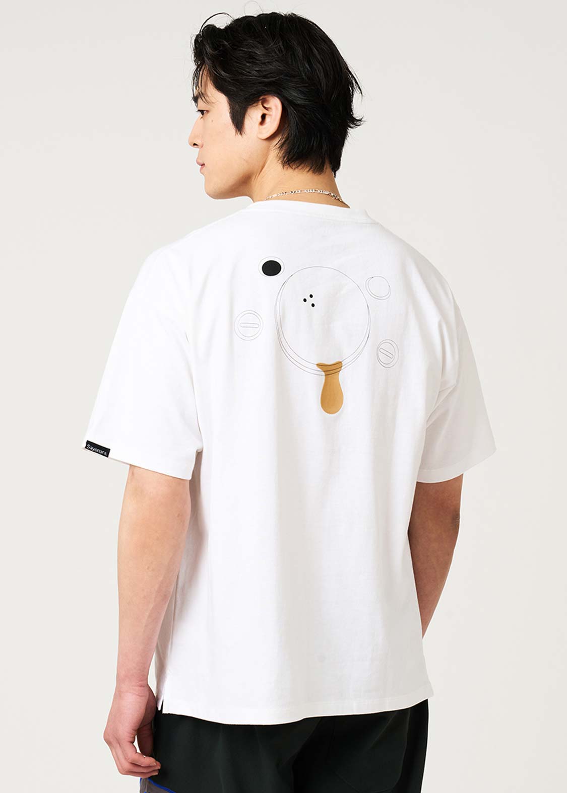 Ghost in the Shell X Graniph Fashion Collection - Goodbye Mr. Batou Big Silhouette T-Shirt