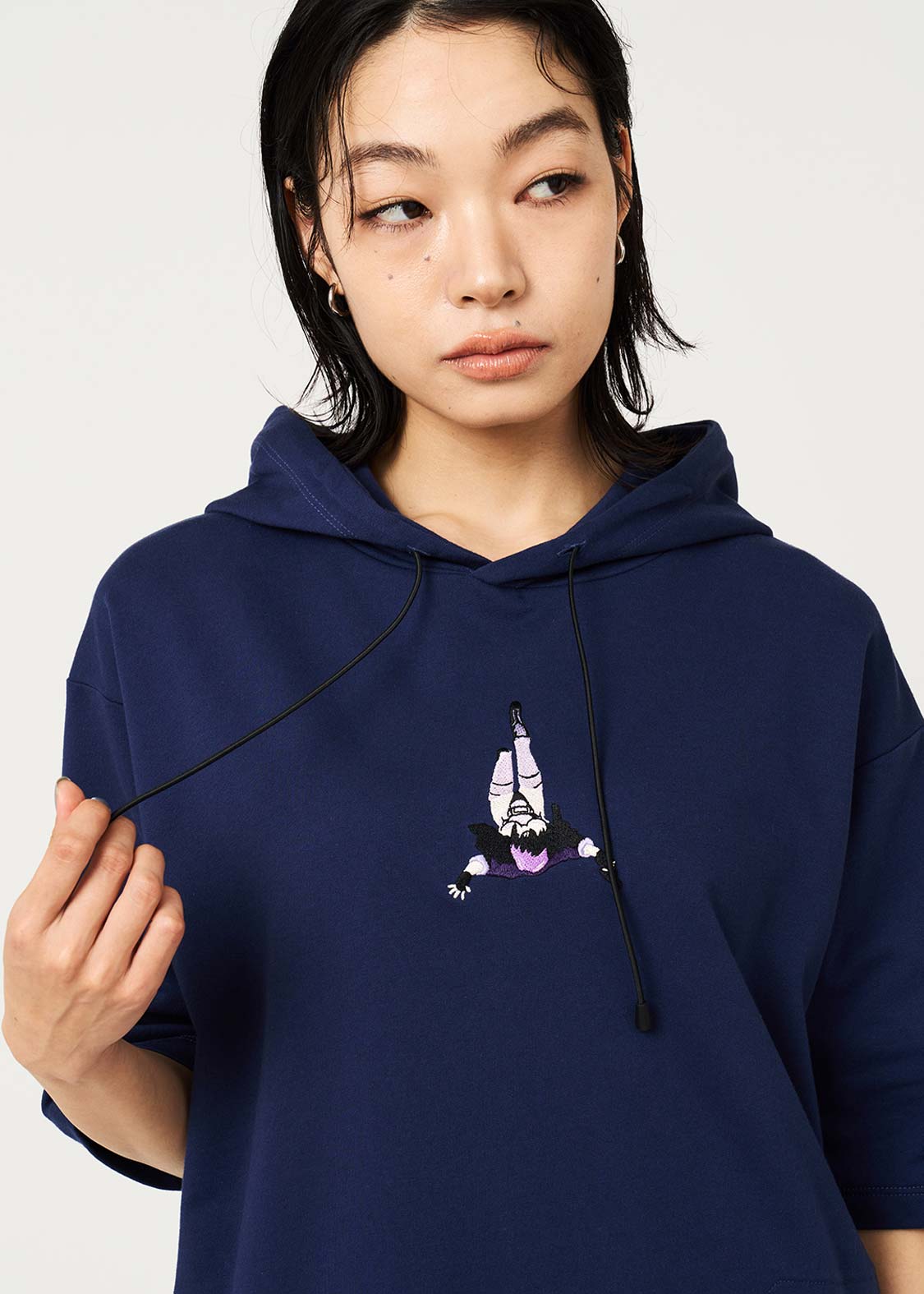 Ghost in the Shell X Graniph Fashion Collection - Motoko Kusanagi Oversized Short Sleeve Hoodie