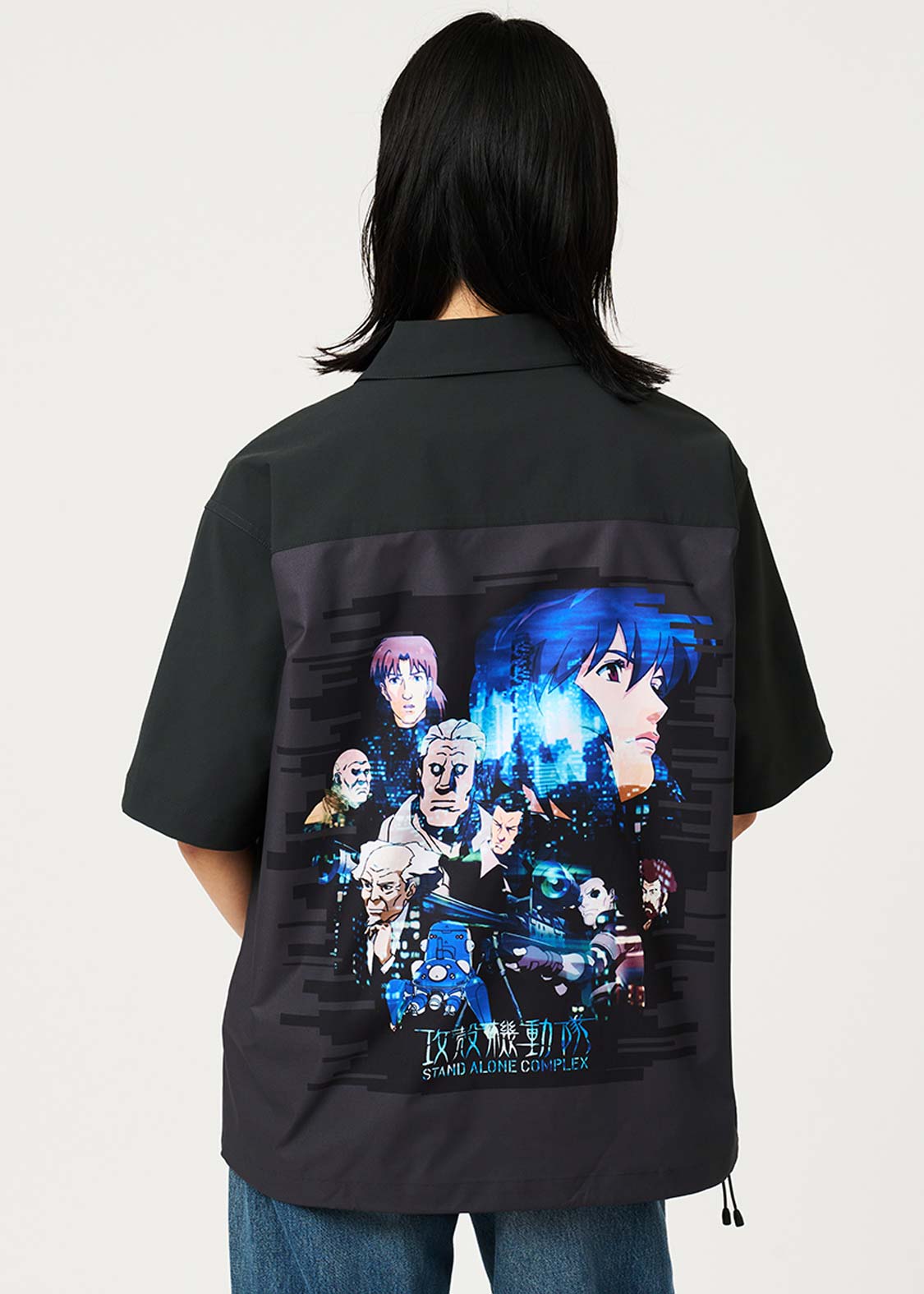 Ghost in the Shell X Graniph Fashion Collection - Public Security Section 9 Oversized Short Sleeve Shirt
