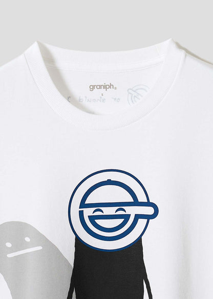 Ghost in the Shell X Graniph Fashion Collection - The Laughing Man Shadow T-shirt [Pre-Order June 24, 2026]