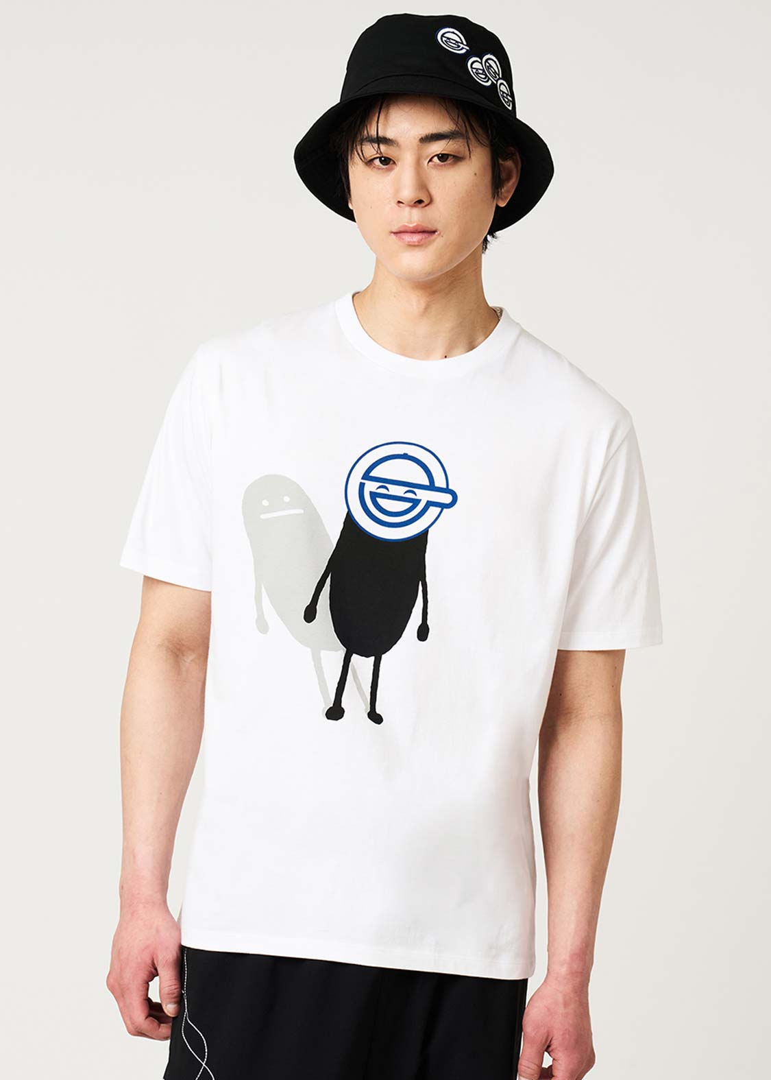 Ghost in the Shell X Graniph Fashion Collection - The Laughing Man Shadow T-shirt [Pre-Order June 24, 2026]