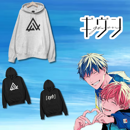 Given x Noitamina Apparel Pop Up Gallery - Band Logo Big Silhouette Hoodie (3 types) [Pre-Order Mar 2026]