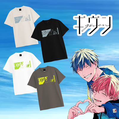 Given x Noitamina Apparel Pop Up Gallery - T-Shirt Ticket Design (4 types)