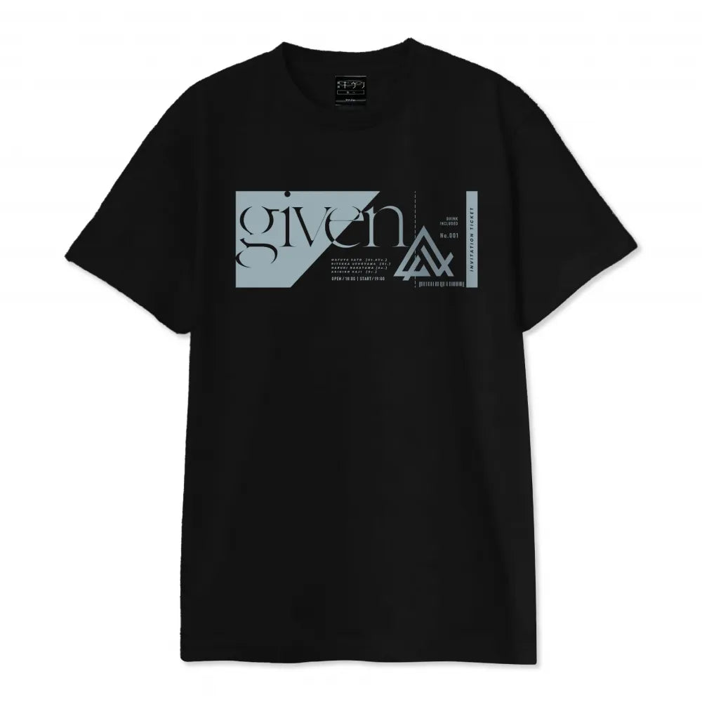 Given x Noitamina Apparel Pop Up Gallery - T-Shirt Ticket Design (4 types) [Pre-Order Mar 2026]