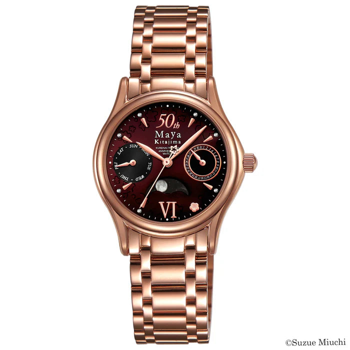 Glass Mask 50th Anniversary Watch - Maya Kitajima Model [Pre-Order Aug 2026]