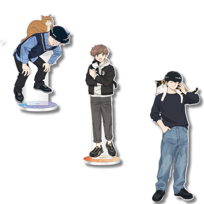 Go for It, Nakamura! - Cat Cafe Acrylic Stand (3 Types) [Pre-Order Aug 2026]