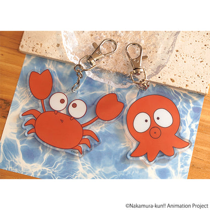 Go for It, Nakamura! - Crab & Octopus Acrylic Keychain Set [Pre-Order Mar 2027]
