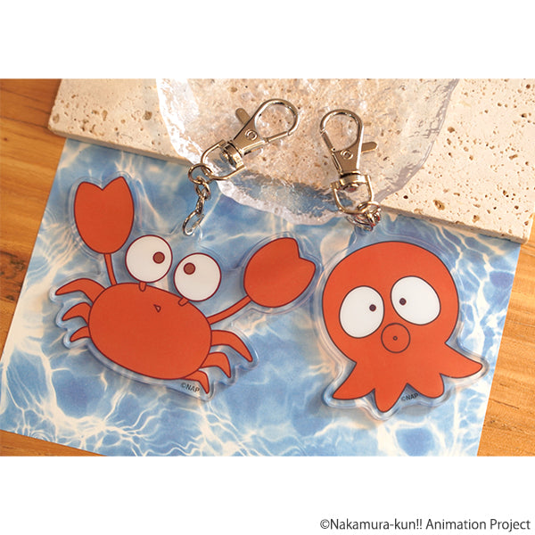 Go for It, Nakamura! - Crab & Octopus Acrylic Keychain Set [Pre-Order Mar 2027]