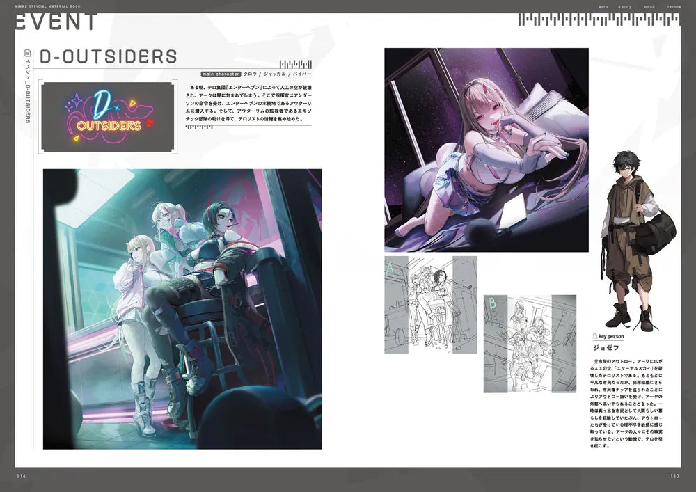 Goddess of Victory NIKKE Official Art Book - Official Setting Materials Collection