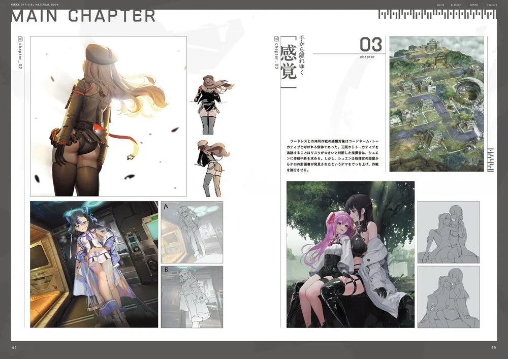 Goddess of Victory NIKKE Official Art Book - Official Setting Materials Collection