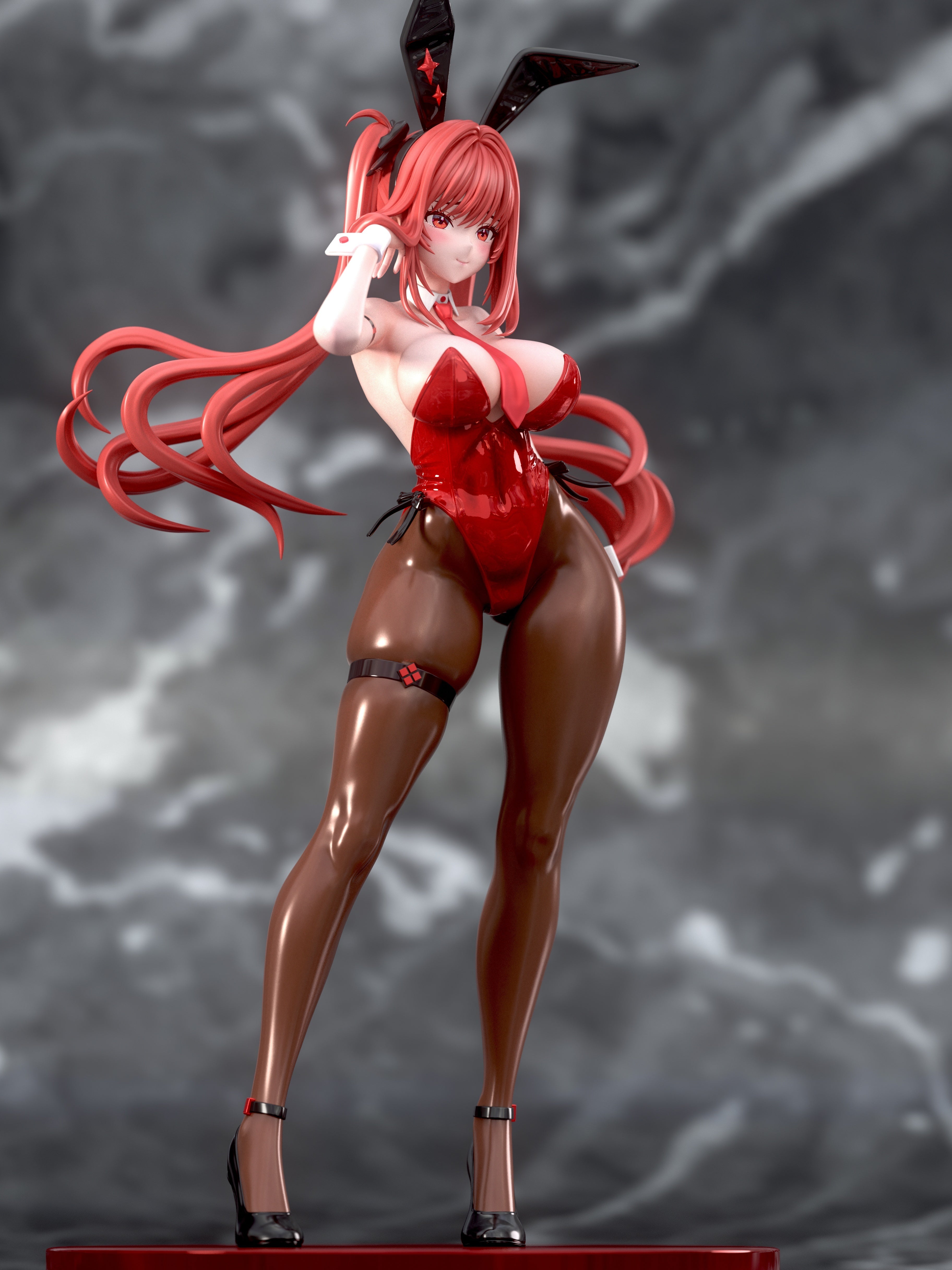 Goddess of Victory Nikke Garage Kit Figure - Red Hood Bunny Girl Ver.