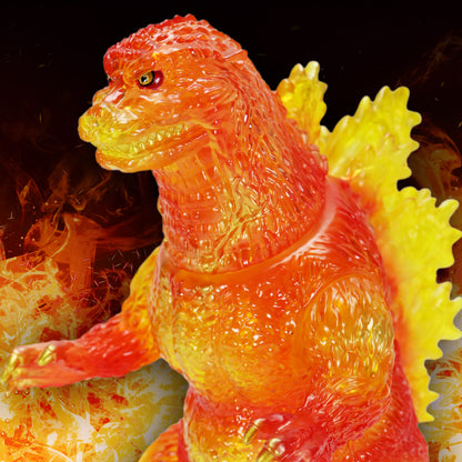 Godzilla Big Retro Soft Vinyl Series - Godzilla vs. Destoroyah Burning Clear Ver. [Pre-Order Mar 2026]