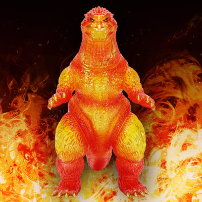 Godzilla Big Retro Soft Vinyl Series - Godzilla vs. Destoroyah Burning Clear Ver. [Pre-Order Mar 2026]