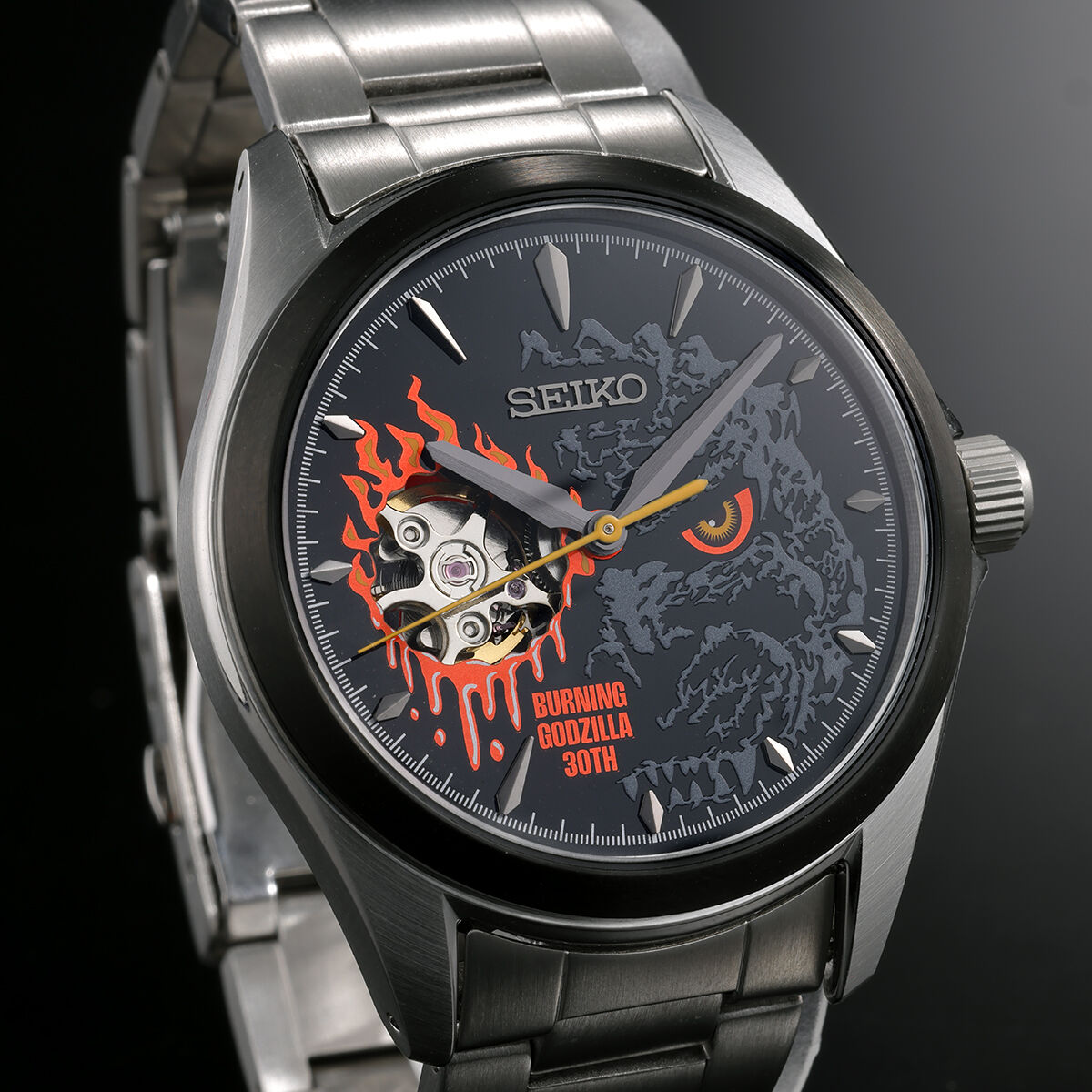 Godzilla x Seiko Watch - Burning Godzilla 30th Anniversary Watch [Pre-Order Mar 2026]