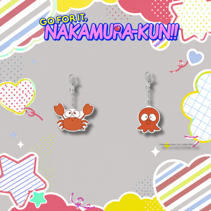 Go for It, Nakamura! - Crab & Octopus Acrylic Keychain Set [Pre-Order Mar 2027]