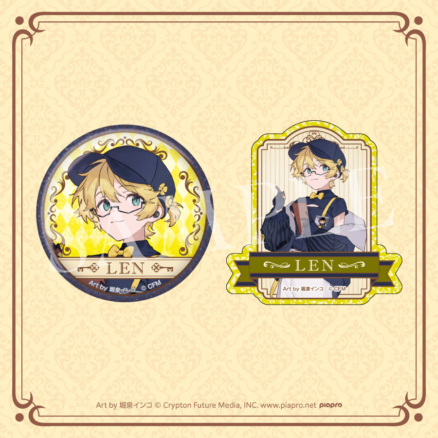 Good Smile Kuji Hatsune Miku 2025 Autumn - F Prize Glitter Badge & Sticker Set Complete Set of 6 Types