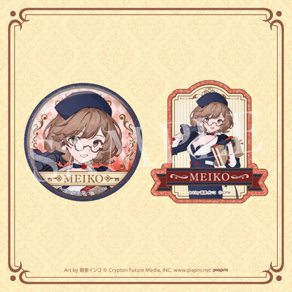 Good Smile Kuji Hatsune Miku 2025 Autumn - F Prize Glitter Badge & Sticker Set Complete Set of 6 Types