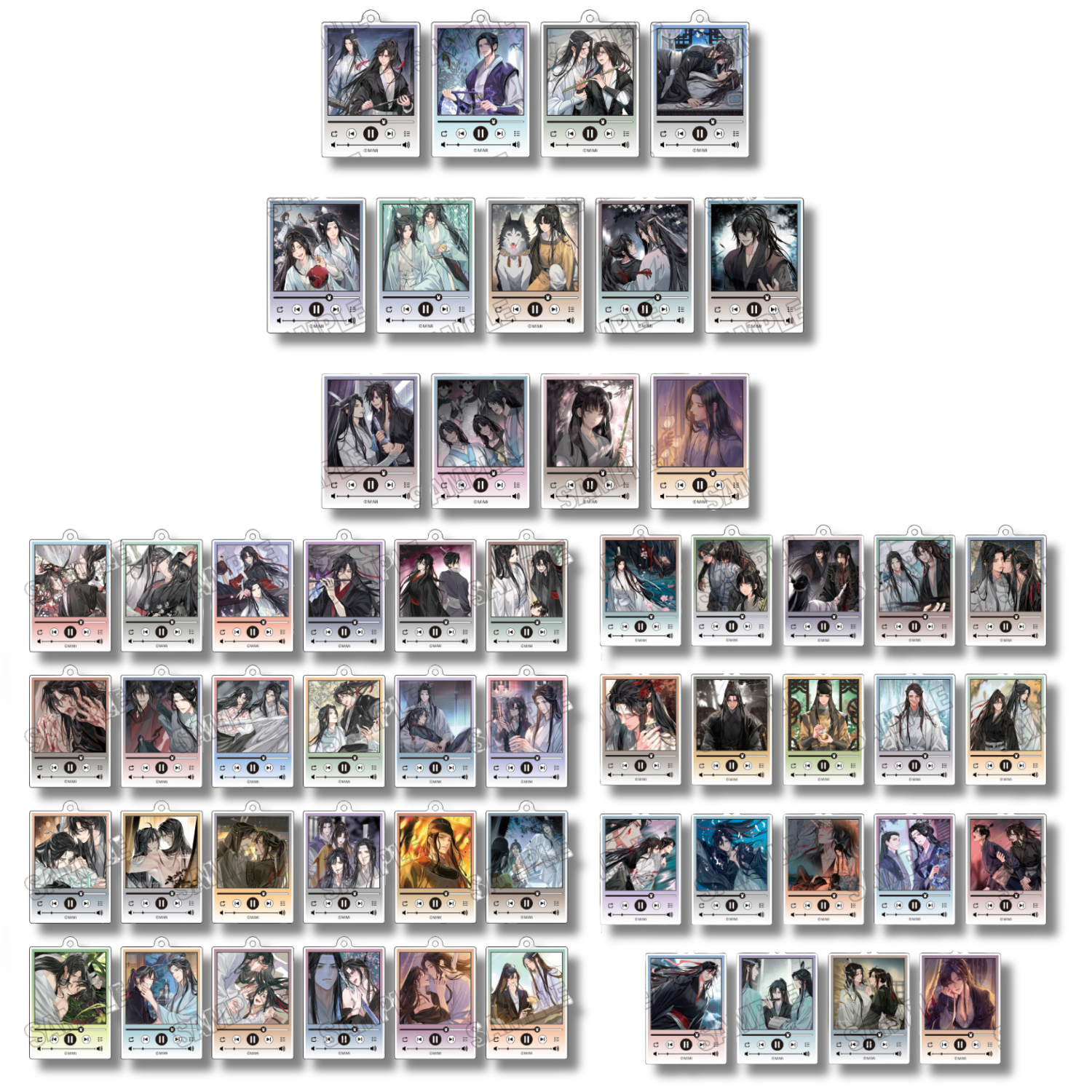 Grandmaster of Demonic Cultivation - Media Player Style Acrylic Key Chain Collection Completion Commemorative Ver (3 Types) [Pre-Order Sep 2026]