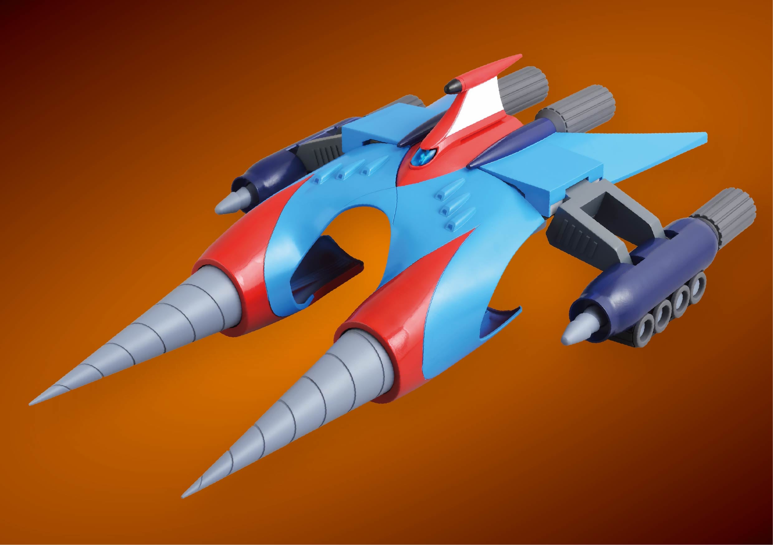 Grendizer (UFO Robot Grendizer) Grand Action Bigsize Model - Drill Spacer