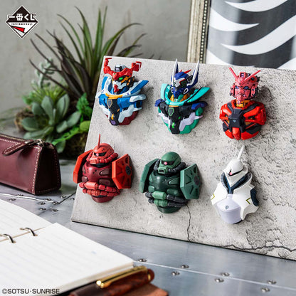 Ichiban Kuji Mobile Suit Gundam vol.3 GQuuuuuX Sieg Axe - D Prize Mobile Suit Bust Magnet (6 Types)